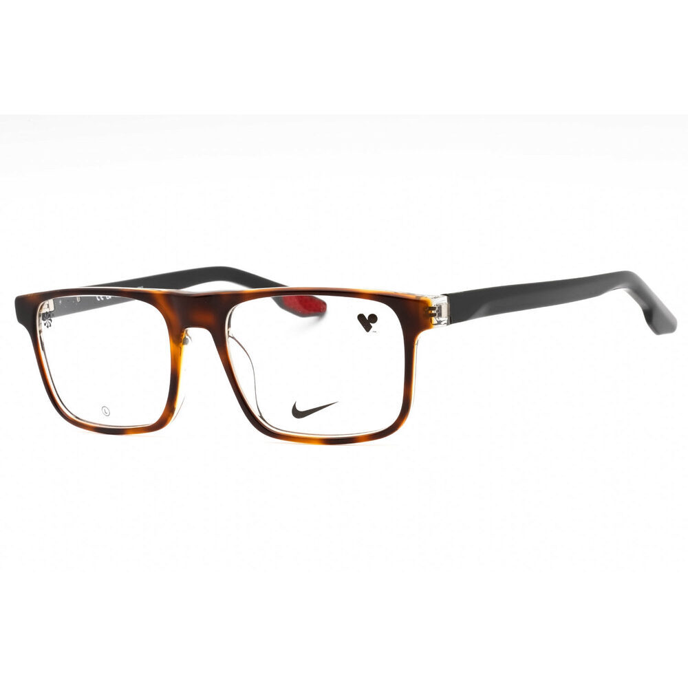 NWT Nike NIKE 7161 242 Havana Rectangle Eyeglasses 54mm